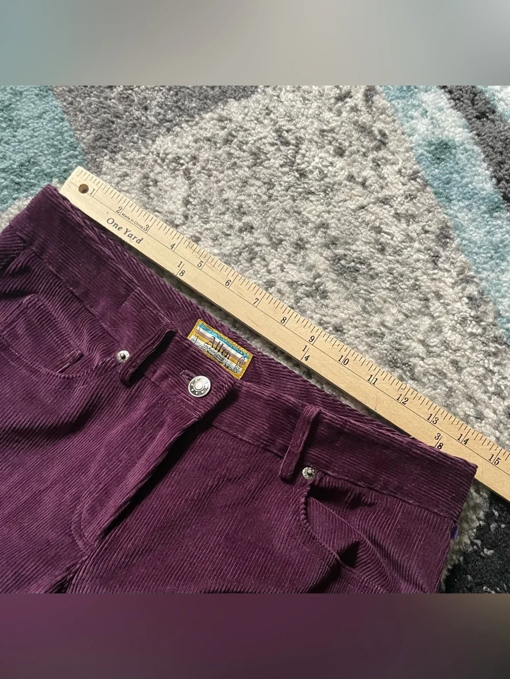 Allen B. By Allen Schwartz violet Corduroy Blazer & matching trouser 2piece suit